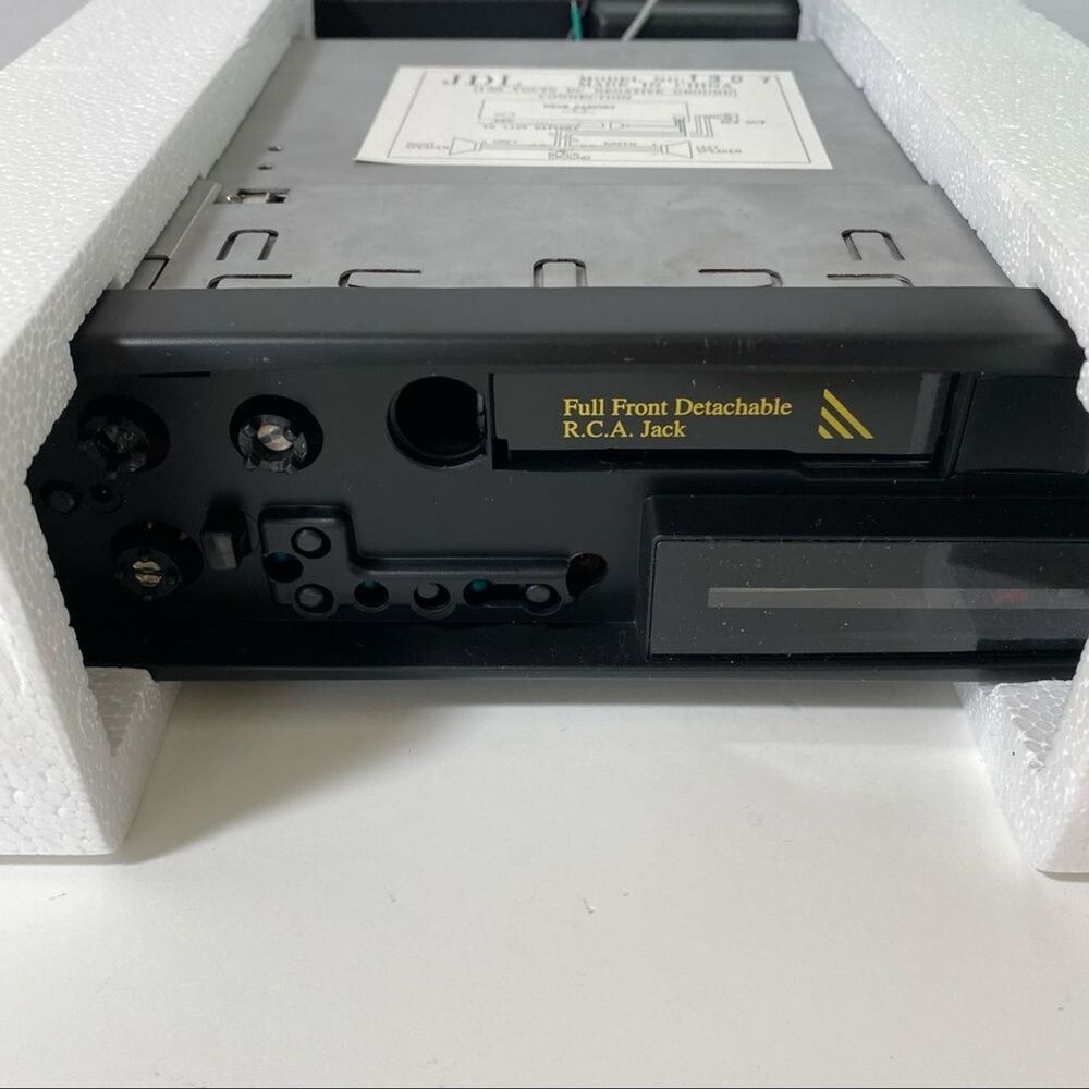 JDL $345 Detachable Face Car Radio System NIB #1307 Lighted, Brand New in Box